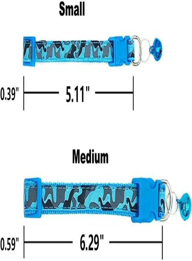 KsPups Puppy ID Collars I Identification Soft Nylon Puppy Collars I Adjustable Breakaway Safety I Whelping Litter Collarsr for I Newborn Puppies Kitten I Small Pack of-1 (Army Print Collar) - Image 3